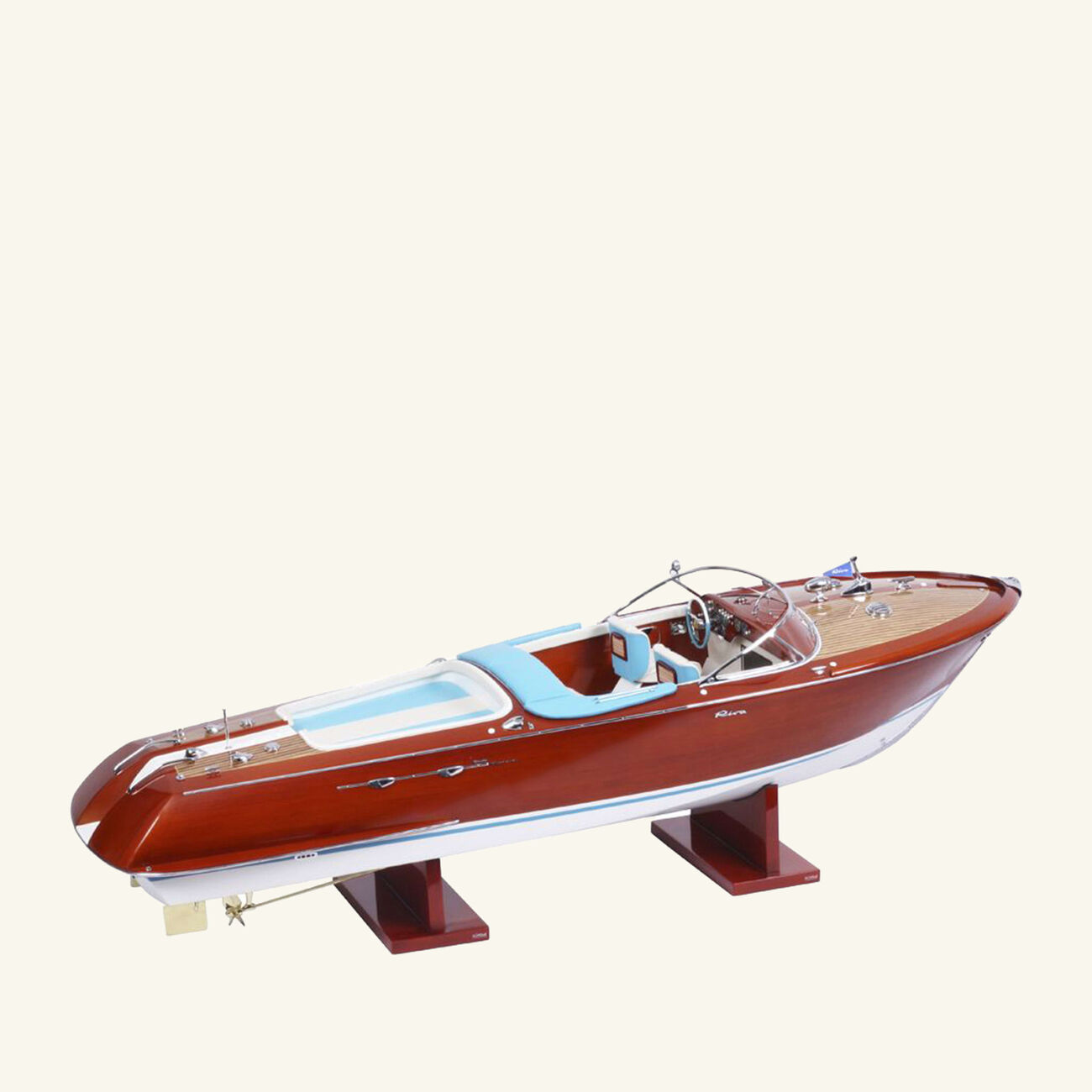 kiade riva aquarama special model boat extra large brown
