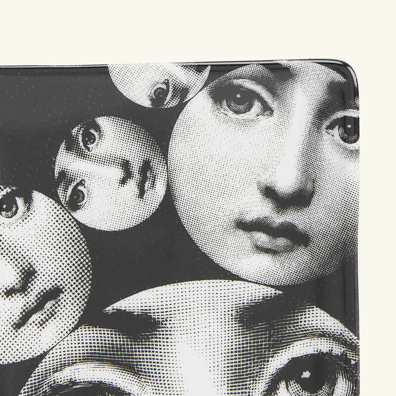 fornasetti tema e variazioni no 242 ashtray rectangular small grey