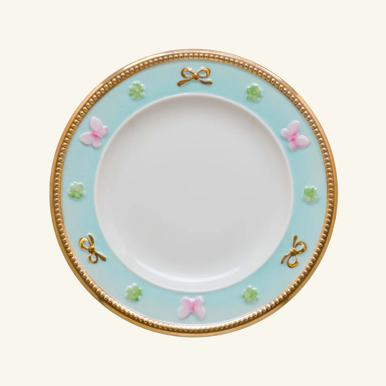 فيلاري طبق الخبز باترفلاي دائري أزرق 17 سم