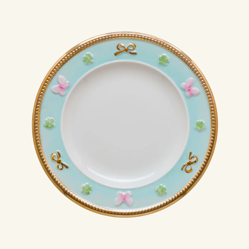 فيلاري طبق الخبز باترفلاي دائري أزرق 17 سم