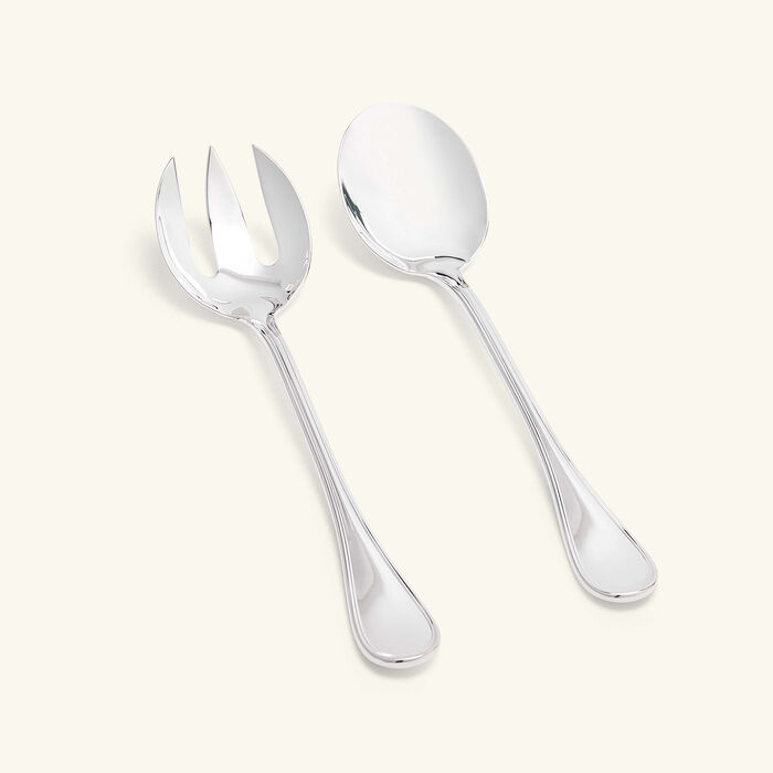 christofle albi salad serving set silver plated