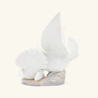 lladro love nest sculpture small white