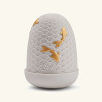 lladro koi lamp