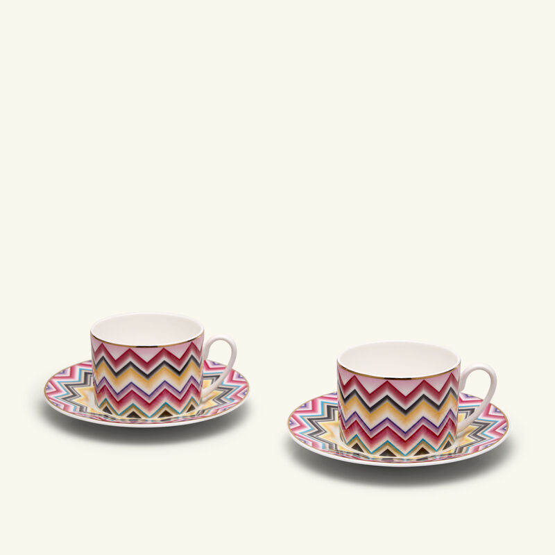 missoni home marrakech tea cup   saucer set of 2