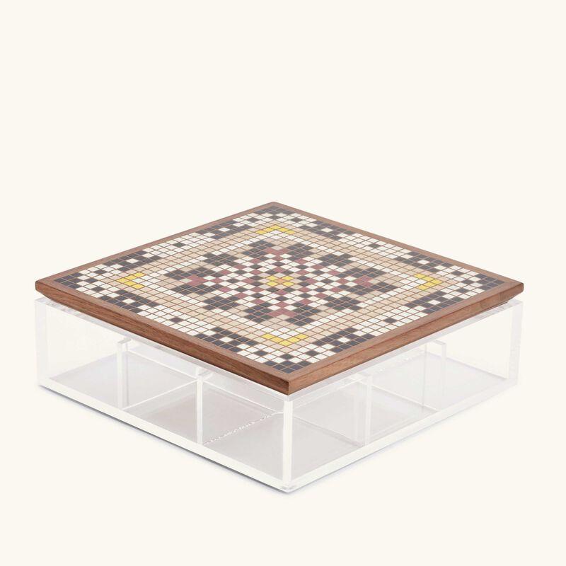 aya the art of living masjid al nabawi tea box brown