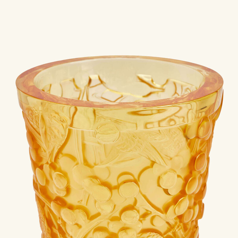 مزهرية ميرل إيه ريزان صغيرة صفراء لاليك مزهرية ميرل إيه ريزان صغيرة صفراء