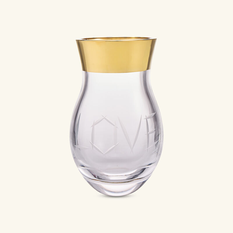 ruckl love vase medium gold