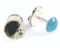 Meteorite Cufflinks Tectite Meteorite Cufflinks Tectite, small