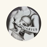 fornasetti tema e variazioni no 358 aquarius wall plate