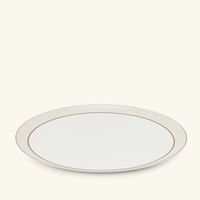 Sauvage Blanc Serving Platter Round Gold 32cm bernardaud sauvage blanc serving platter round gold 32cm