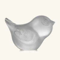lalique piou head up sculpture small clear