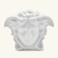 versace medusa grande vase small clear