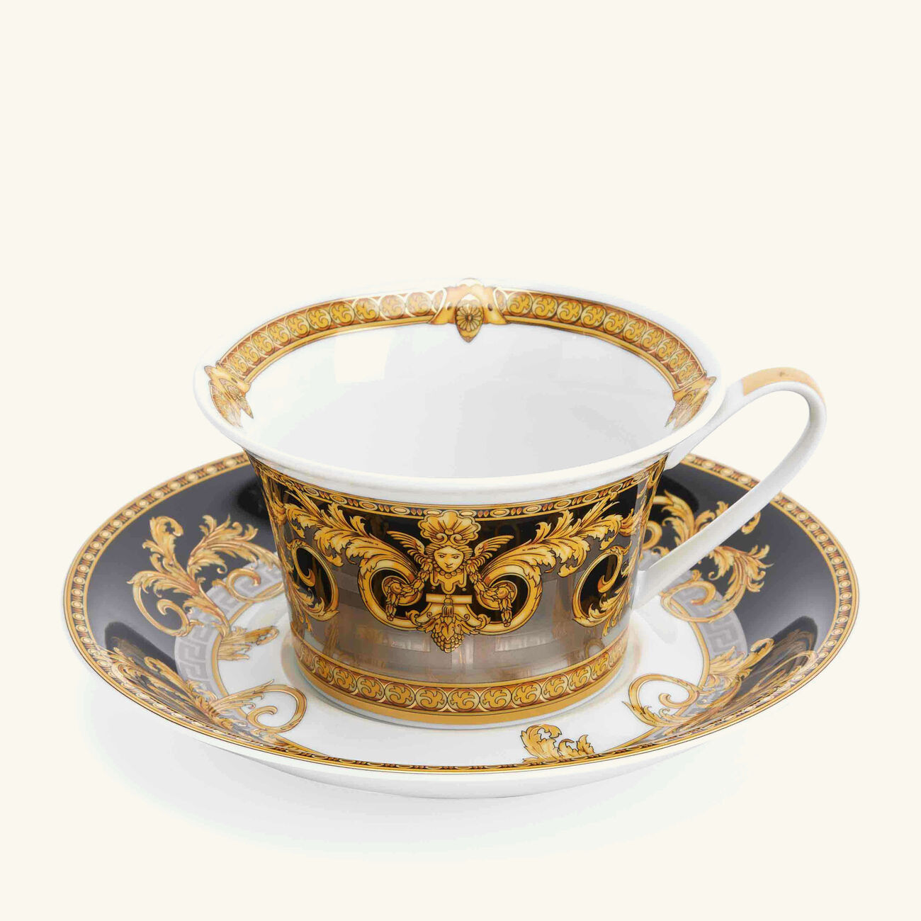 versace prestige gala tea set black