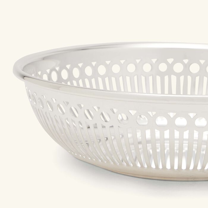 christofle albi bread basket silver plated 17cm