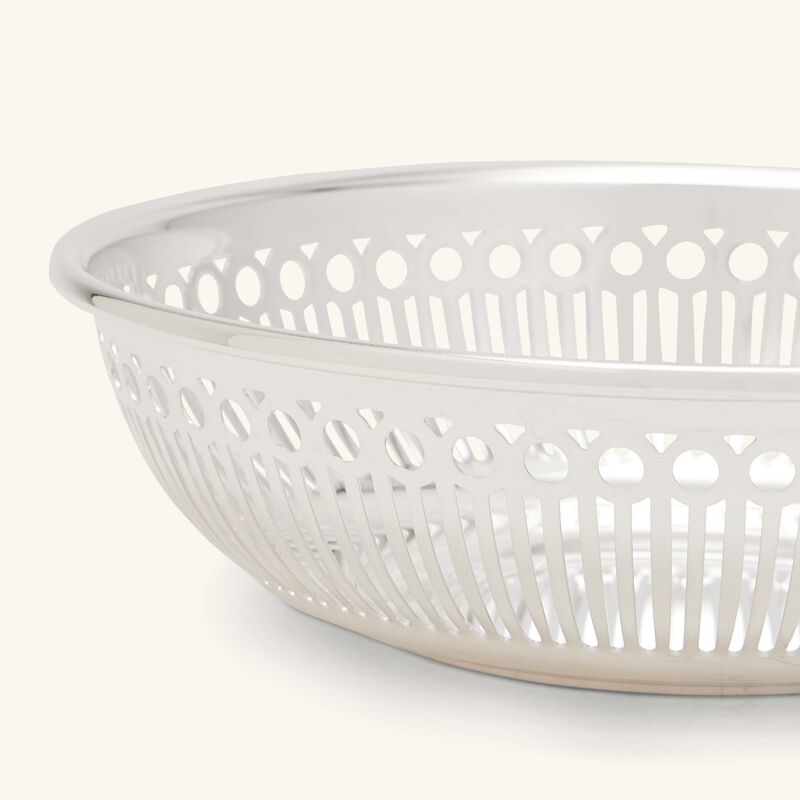 christofle albi bread basket silver plated 17cm