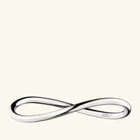 idole de christofle thin bangle sterling silver size 2