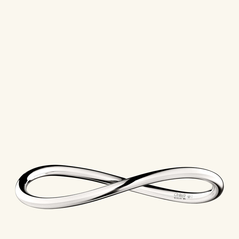 idole de christofle thin bangle sterling silver size 2