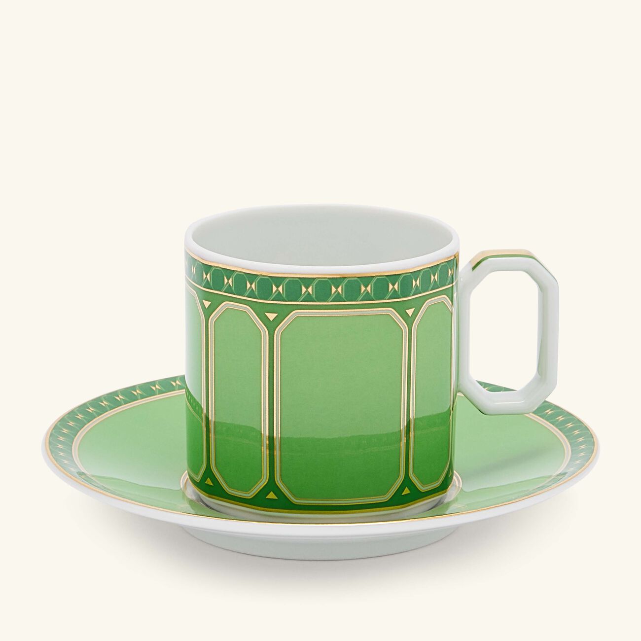 rosenthal signum fern coffee cup saucer green