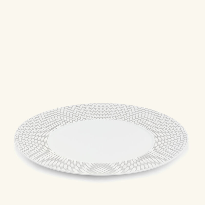 Madison 6 Dinner Plate Round Grey 27cm christofle madison 6 dinner plate round grey 27cm