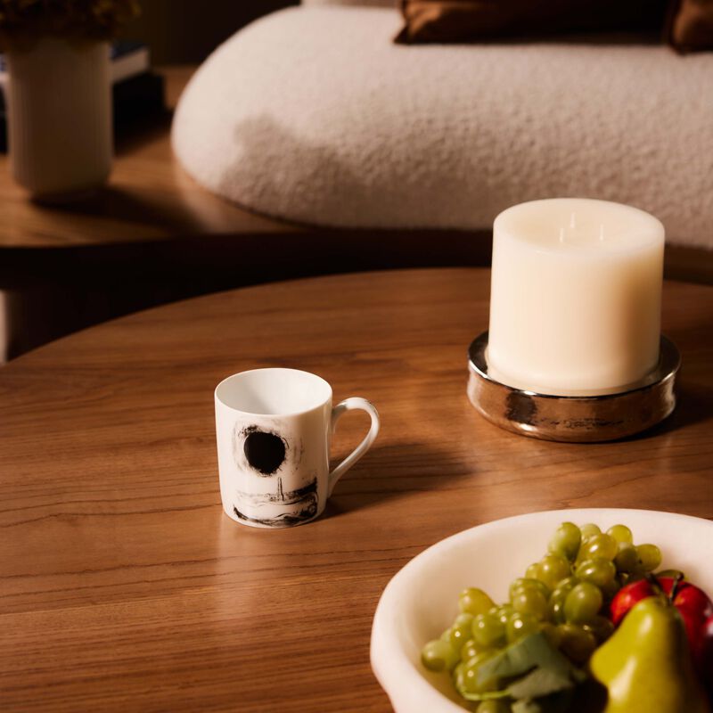 Chagal Le Soleil Noir Sur Paris Mug White bernardaud chagal le soleil noir sur paris mug white