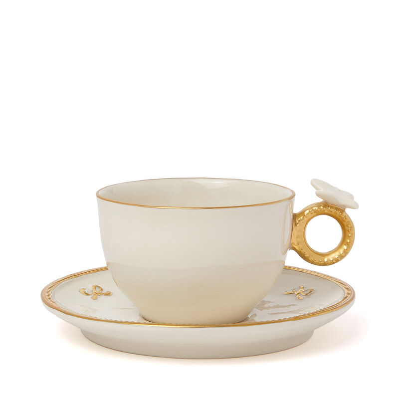 Butterfly Tea Cup and Saucer, large