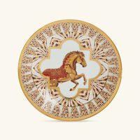 haviland cavalier royal bread butter plate round gold 16cm set of 2