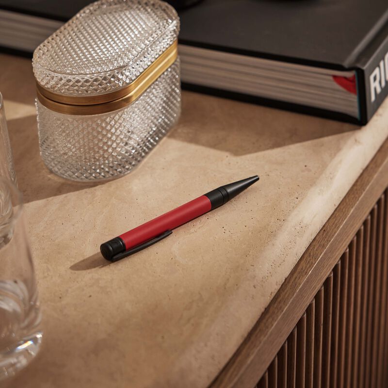 st dupont d initial ballpoint pen black