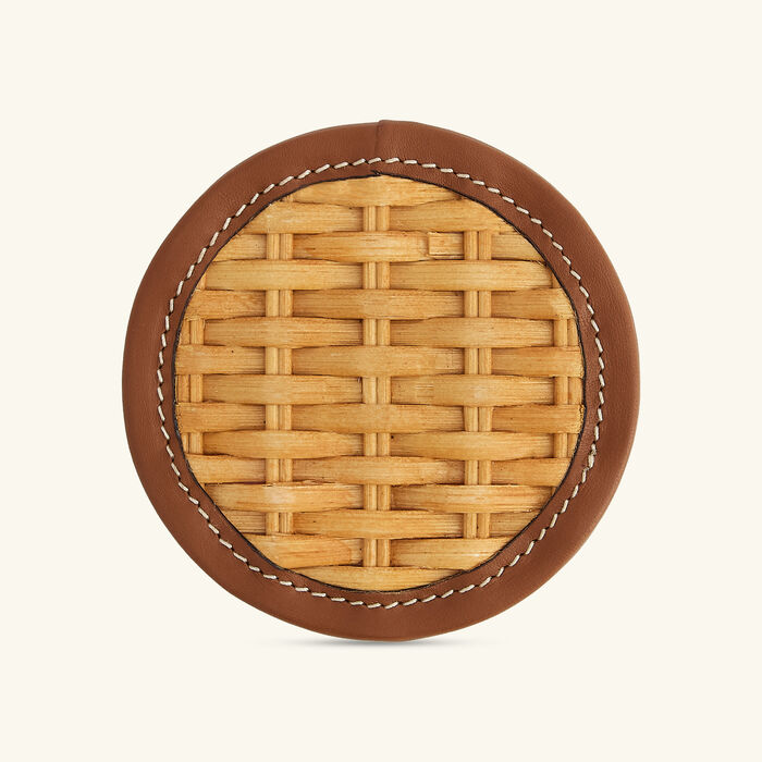 Bailey Coaster Brown Set of 4 ralph lauren home bailey coaster brown set of 4