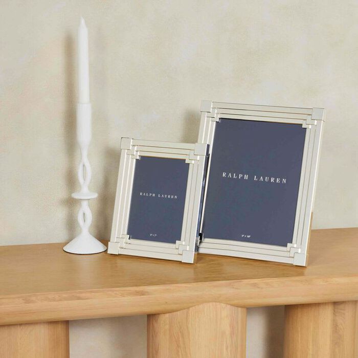 رالف لورين هوم إطار الصور جاموند مطلي بالفضة 12 17سم