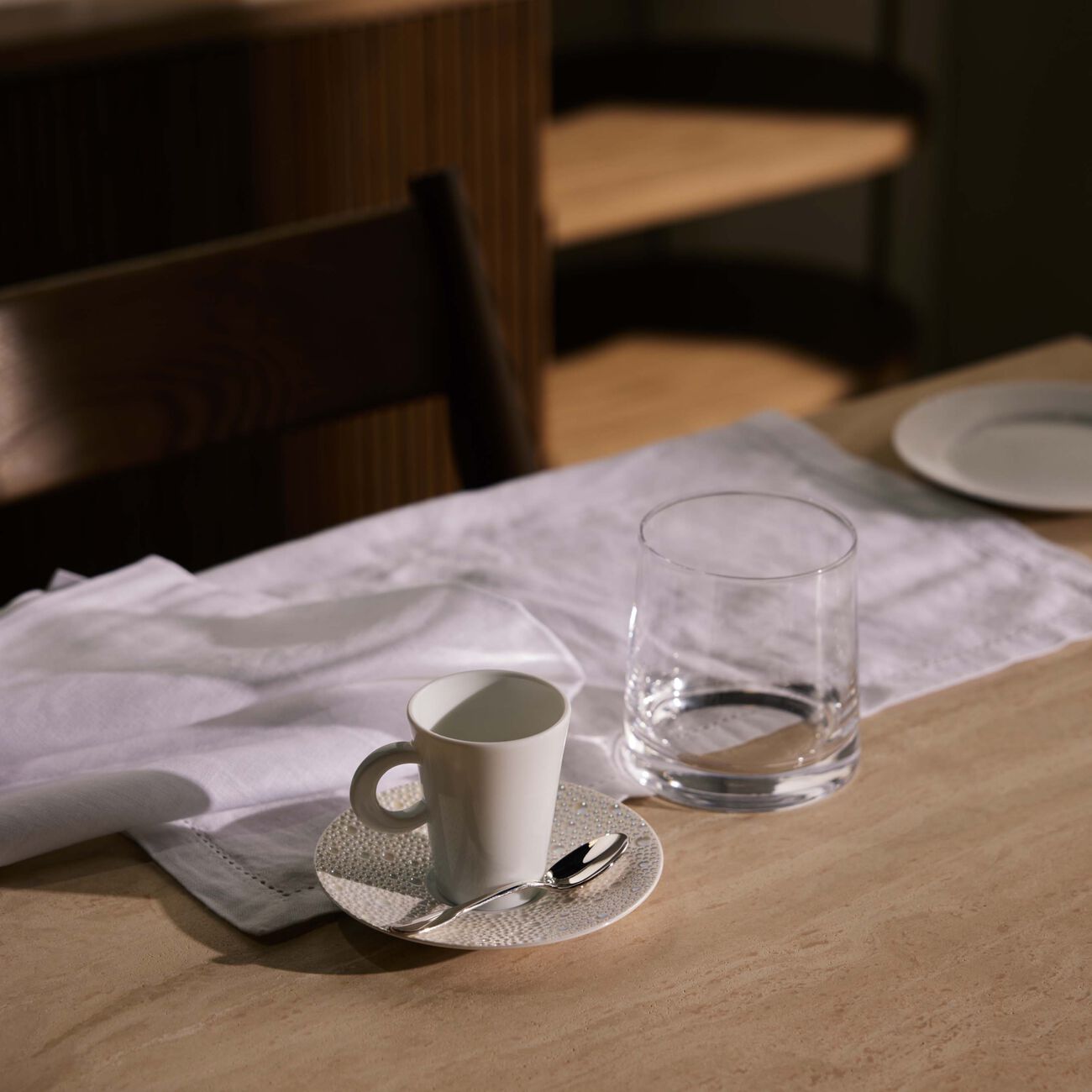 كريستوفل ملعقة إسبريسو كلوني مطلية بالفضة