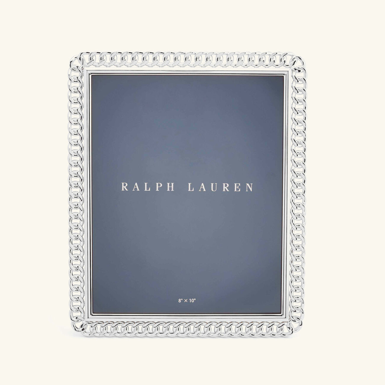 ralph lauren home blake picture frame silver 20x25cm