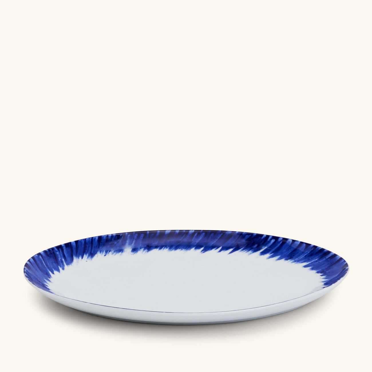 bernardaud in bloom serving platter oval blue 13cm