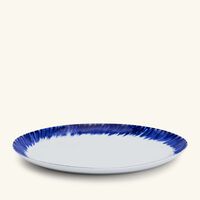bernardaud in bloom serving platter oval blue 13cm