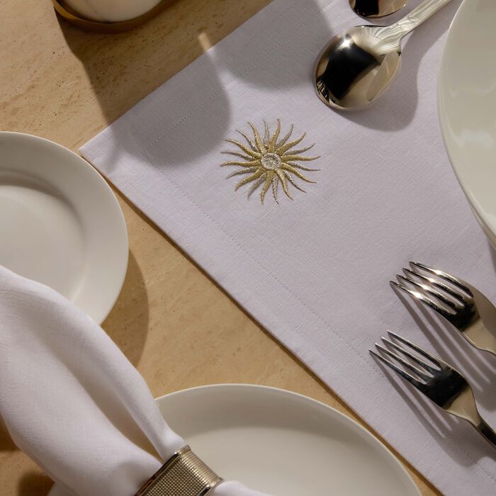 catherine denoual sunshine placemat white