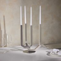 christofle arborescence candelabra stainless steel