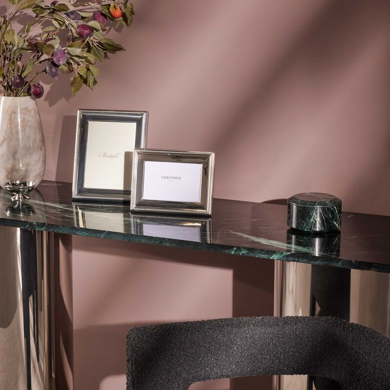 christofle perles picture frame