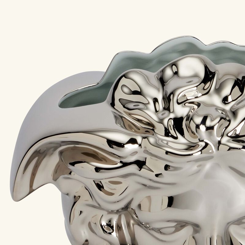 Medusa Grande Vase Medium Silver versace medusa grande vase medium silver