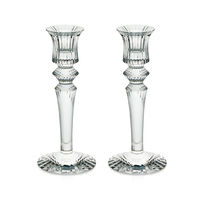 Clear Mille Nuits Candleholders Clear Mille Nuits Candleholders, small
