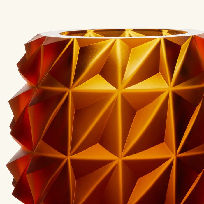ruckl heroine vera vase round medium amber