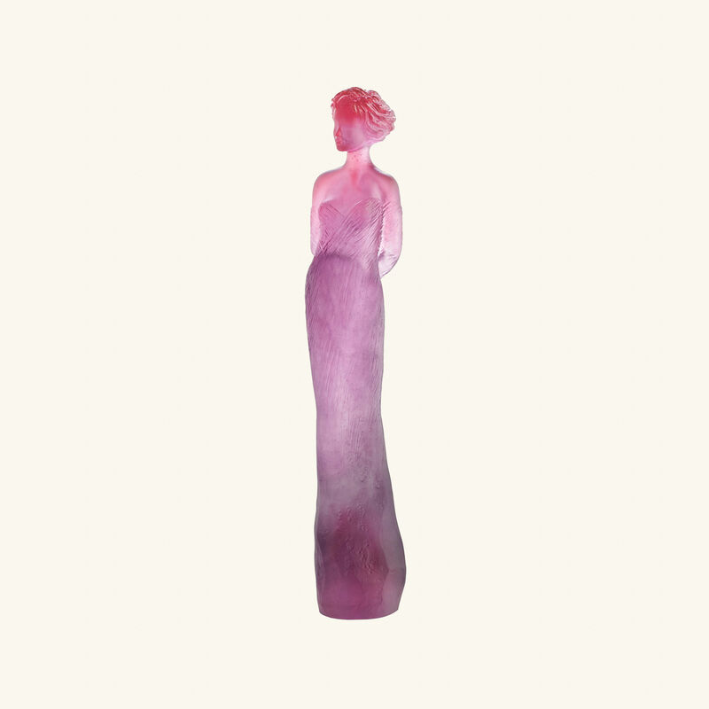 Margot Sculpture Large Pink Limited Edition daum margot sculpture large pink limited edition