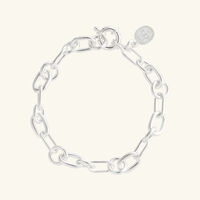 christofle chri chri chain bracelet sterling silver size 2