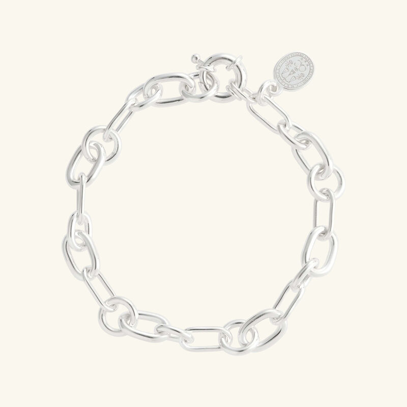 christofle chri chri chain bracelet sterling silver size 2