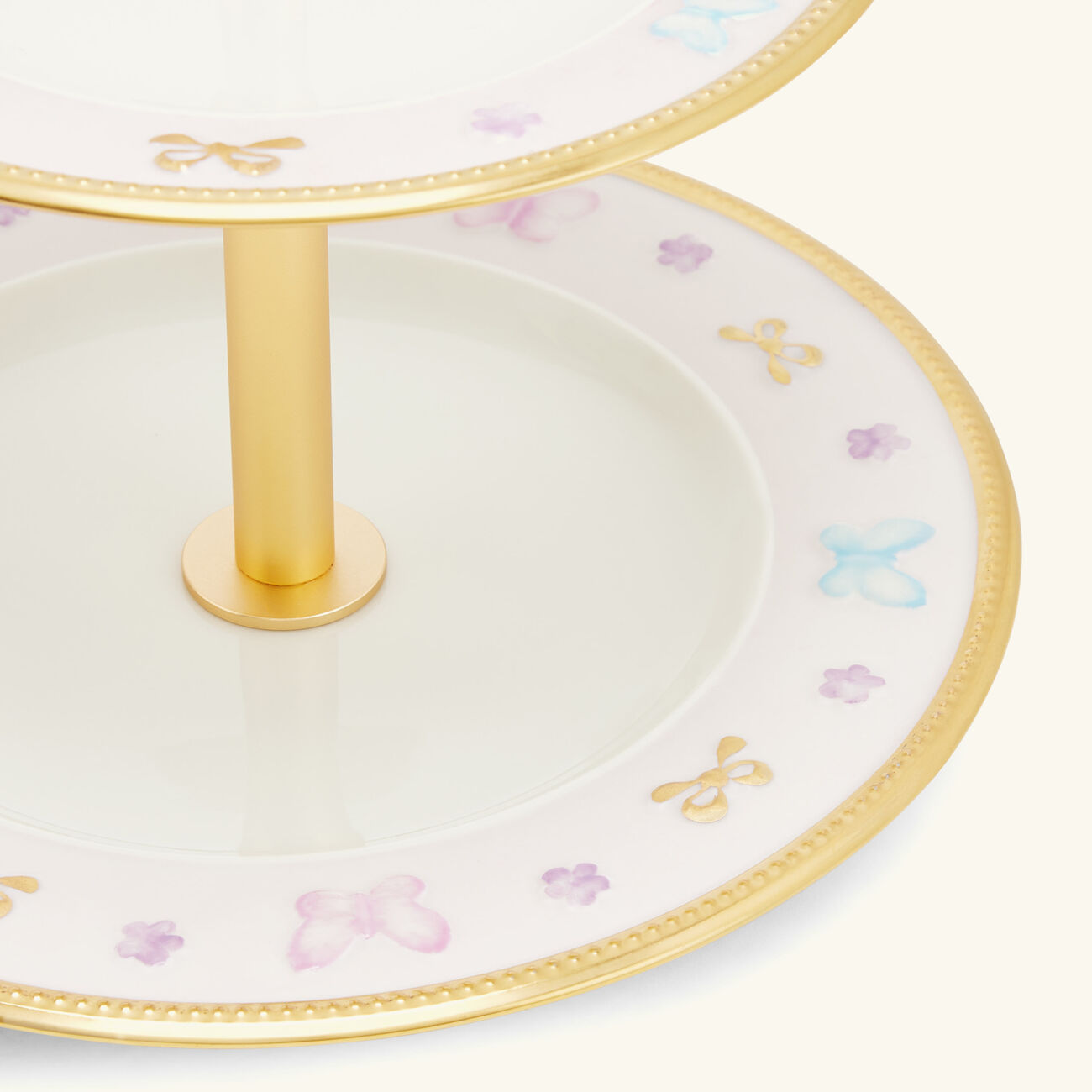 villari butterfly 2 tier cake stand