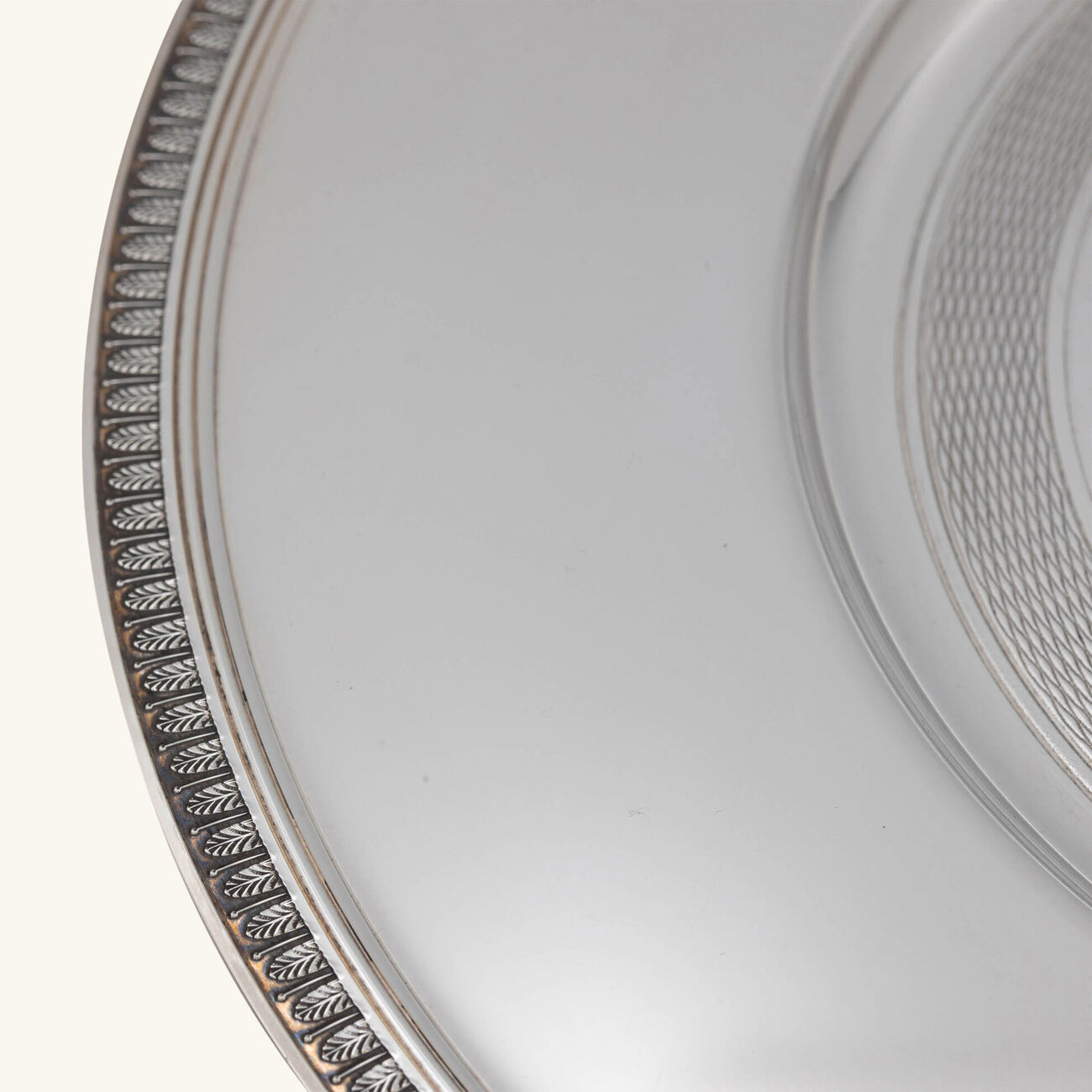 christofle malmaison charger plate round silver plated 33cm
