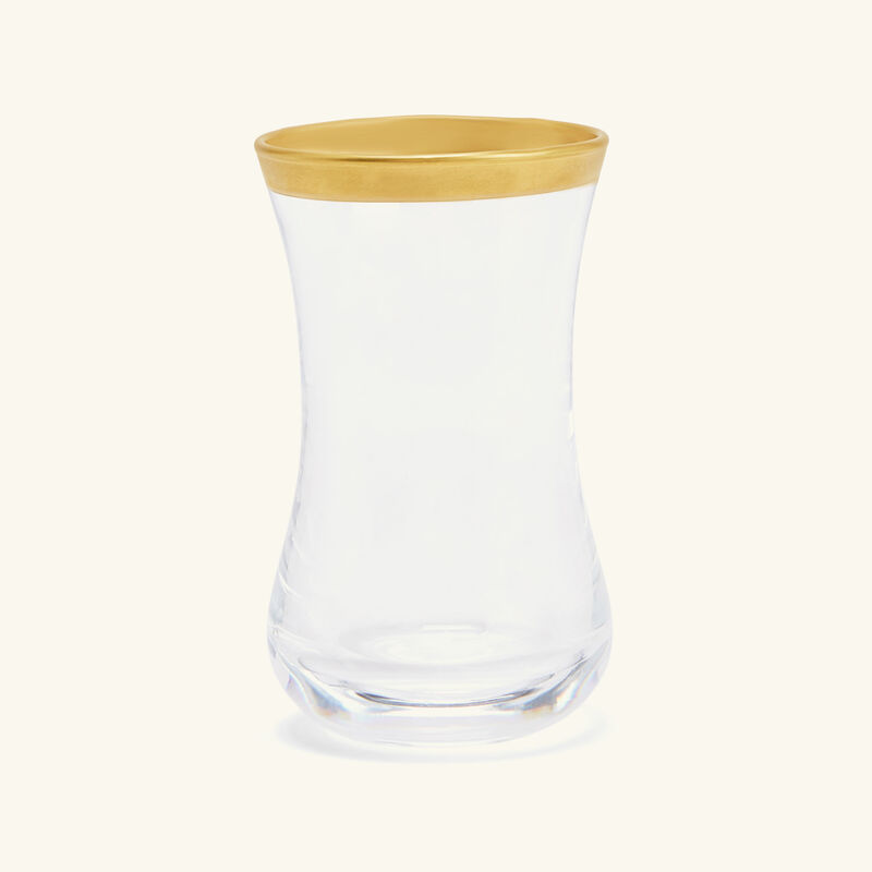 villari acapulco tea cup   saucer clear