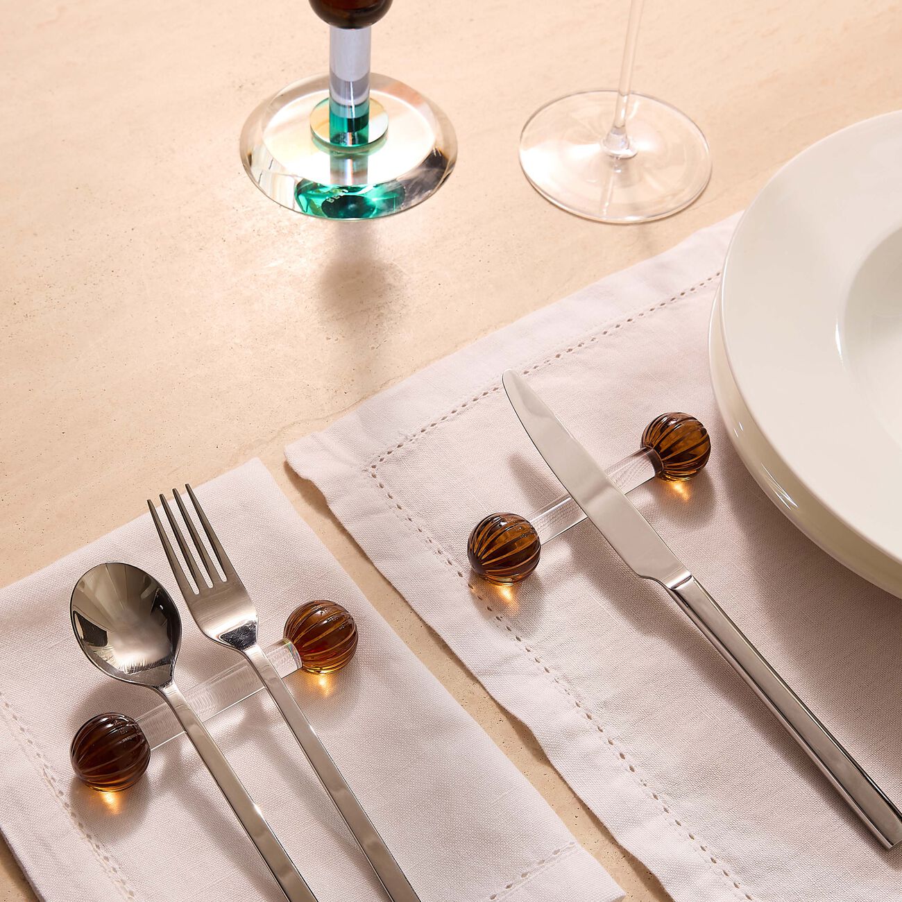 reflections copenhagen benoit cultery holder brown set of 2