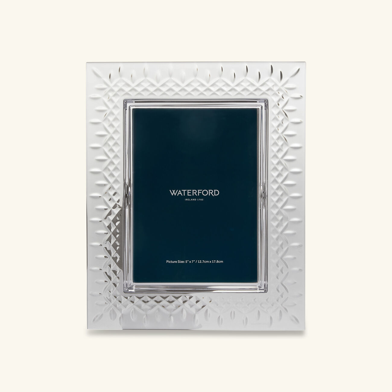 Lismore Photo Frame Clear 5x7IN waterford lismore photo frame clear 5x7in