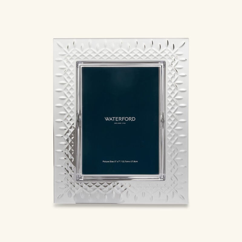 Lismore Photo Frame Clear 5x7IN waterford lismore photo frame clear 5x7in