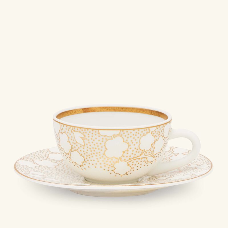 Reves Coffee Cup & Saucer Gold bernardaud reves coffee cup saucer gold