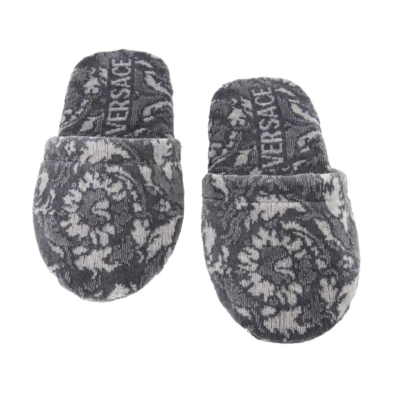Barocco Slippers - Grey, large